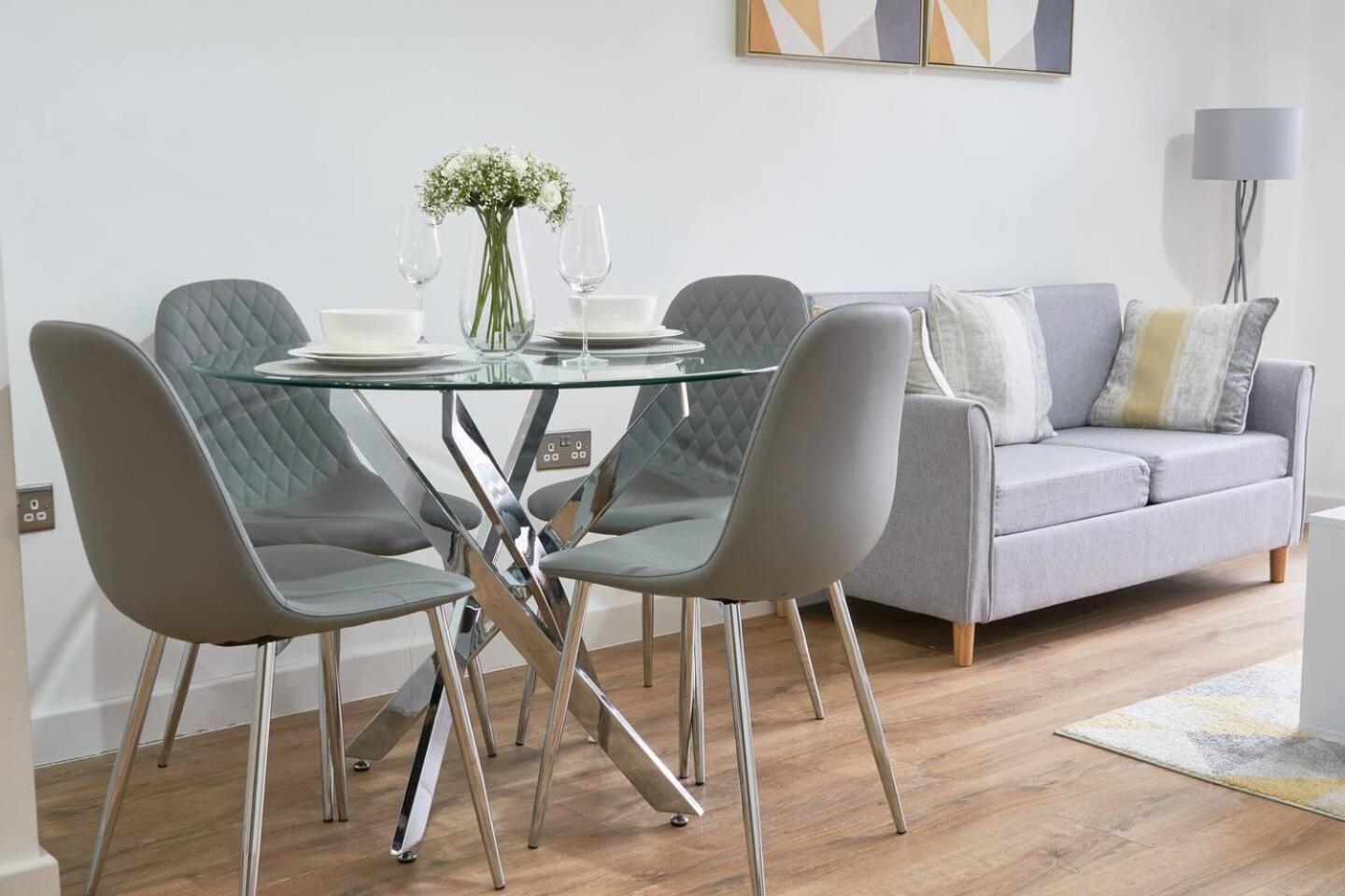 Modern Central Apartment - City Centre - Fast Wifi - Near Utilitia Arena & Icc Birmingham Luaran gambar